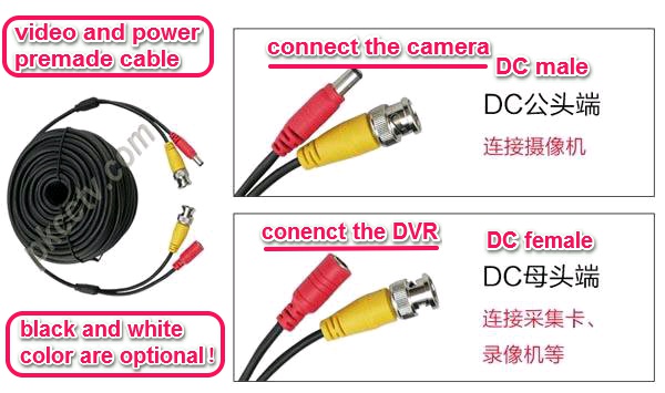 video power premade cable