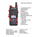 BAOFENG HD-9R(made in China) Digital Walkie-Talkie DMR Double Time Slot Digital Analog Compatible DM5R Upgraded High-power Civil Outdoor Self-driving Gaming Station